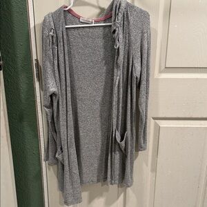 Cozy Heather Gray Women's Cardigan